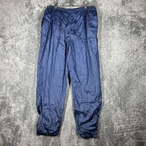 Givenchy Pants Mens Medium Blue Windbreaker Relaxed Elastic Waist Lightweight